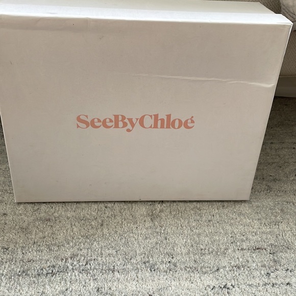 See by Chloe Leather Platform Wedge Sandals - Picture 6 of 10